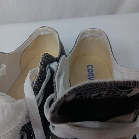 Converse All Star Womens 6 Mens 4 Shoes Low Top Gray Canvas Sneakers Lace Up - Picture 8 of 16